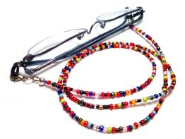 Lantisor pentru ochelari margelute colorate